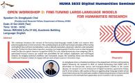  Fine-tuning large-language models for humanities research
