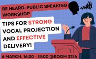  Public Speaking Workshop