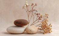 Healing Dried Flower Aroma Diffuser Stone