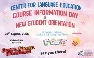 2026 CLE Course Information Day & New Student Orientation