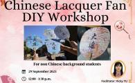 Chinese Lacquer Fan DIY Workshop