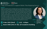 Social Science Seminar - Using AI Predictions to Augment Rather Than Replacing Surveys