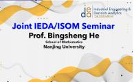Department of Industrial Engineering & Decision Analytics [Joint IEDA/ISOM] seminar  - A Unified Framework of Splitting and Contraction Algorithms for Convex Optimization in the Sense of Variational Inequalities