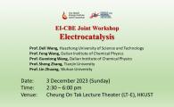 EI-CBE Joint workhop on Electrocatalysis