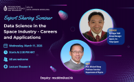 MSc(DDM) Expert Sharing Seminar Series - Data Science in the Space Industry - Careers and Applications