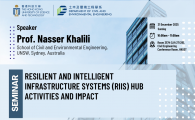 Civil Engineering Departmental Seminar    - Resilient and Intelligent Infrastructure Systems (RIIS) Hub Activities and Impact