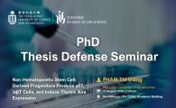 PhD Thesis Defense Seminar    - Non-Hematopoietic Stem Cell-Derived Progenitors Produce γδT, iαβT Cells, and Induce Thymic Aire Expression  
