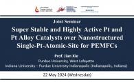 Super Stable and Highly Active Pt and Pt Alloy Catalysts over Nanostructured Single-Pt-Atomic-Site for PEMFCs