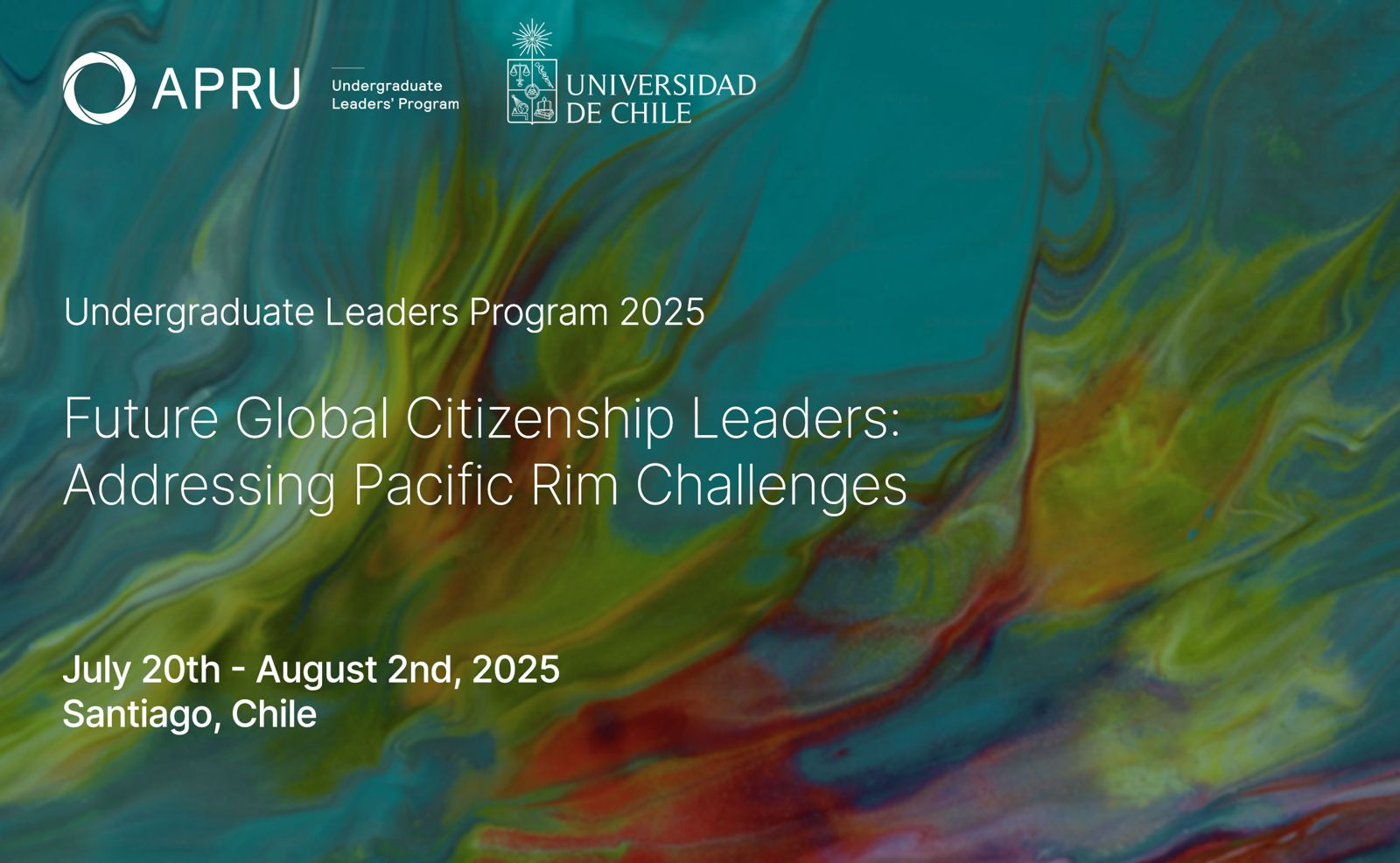 APRU Undergraduate Leaders Program 2025: Future Global Citizenship Leaders: Addressing Pacific Rim Challenges