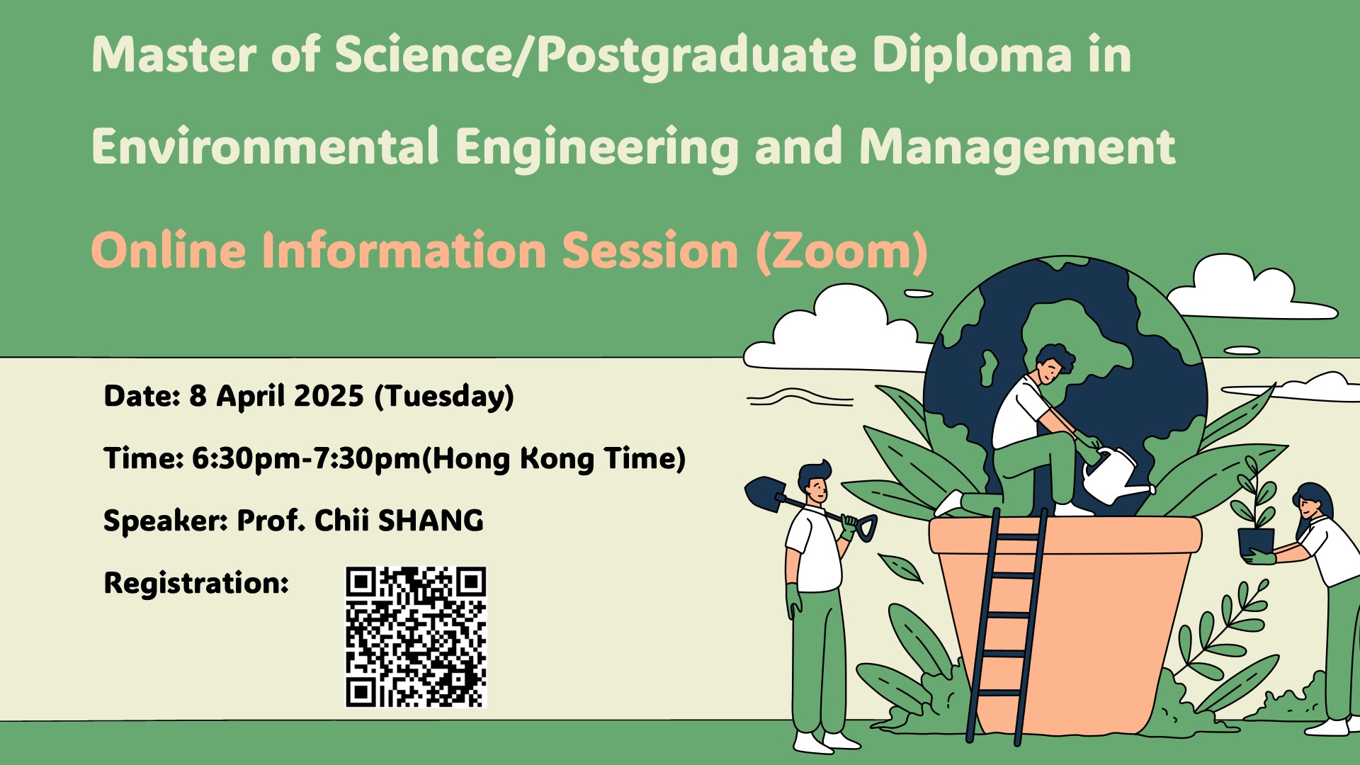 School of Engineering Online Information Session for Master of Science/ Postgraduate Diploma in Environmental Engineering and Management Program MSc/PGD(EVEM)