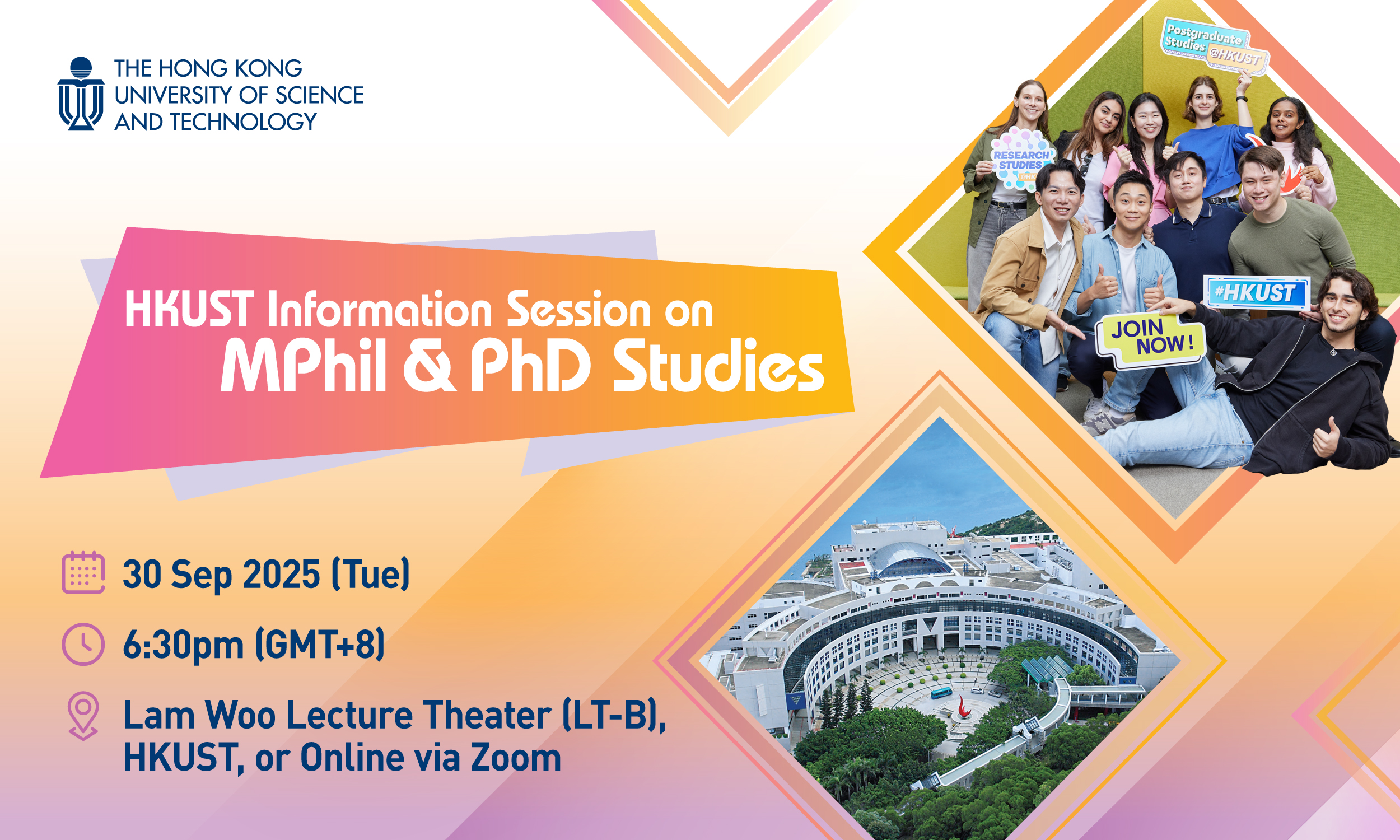 HKUST Information Session on MPhil &amp; PhD Studies