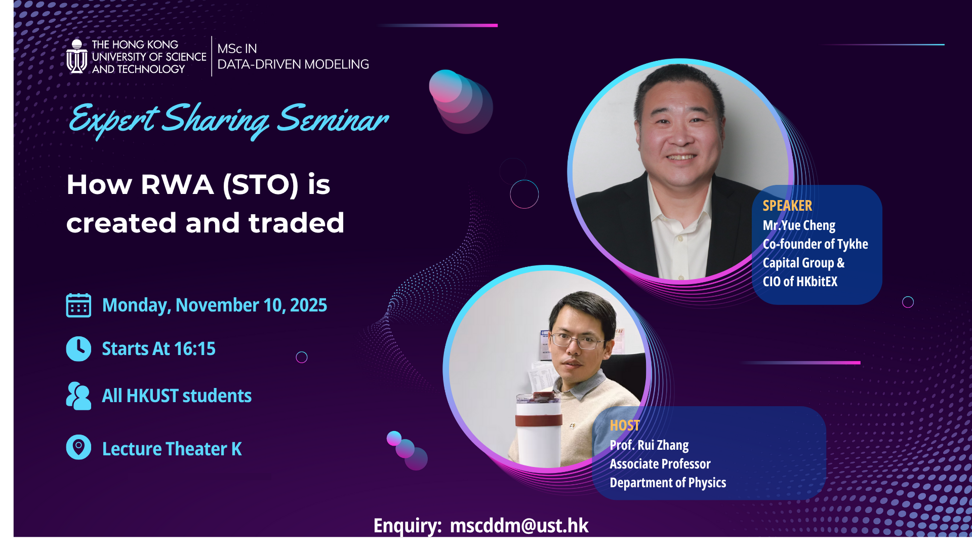 MSc(DDM) Expert Sharing Seminar Series?-?How RWA (STO) is created and traded