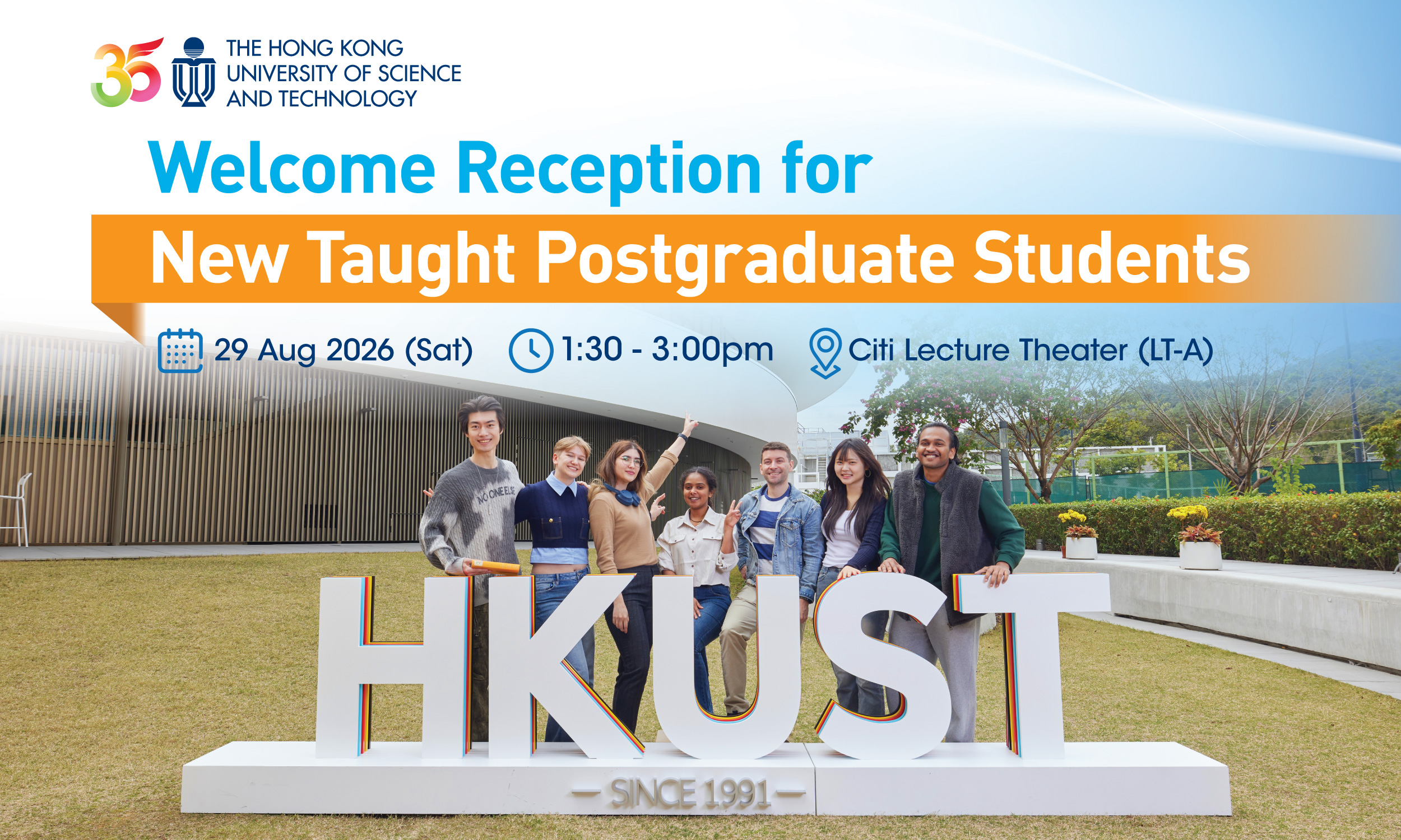 Welcome Reception for New Taught Postgraduate Students 2026-27