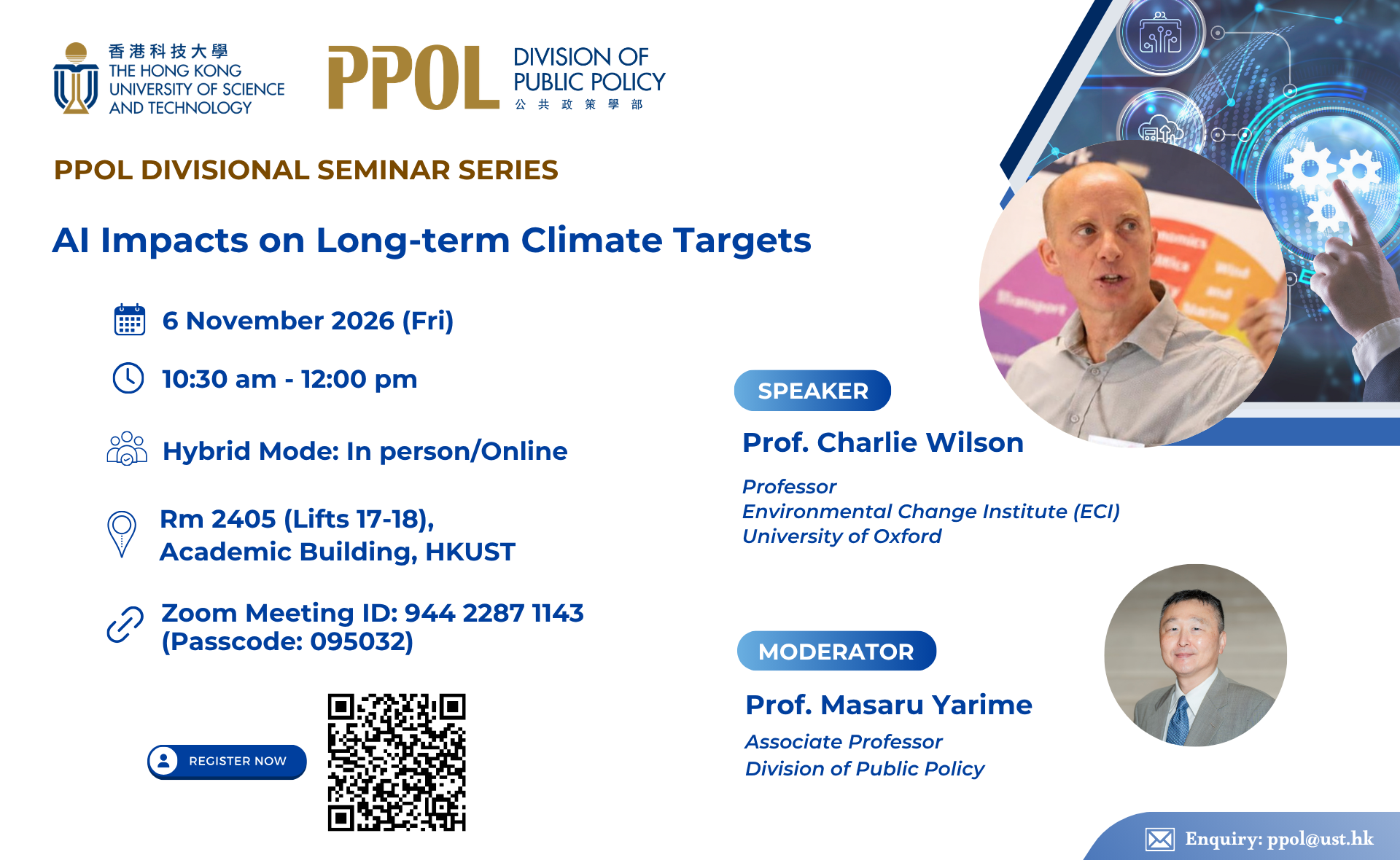 AI Impacts on Long-term Climate Targets