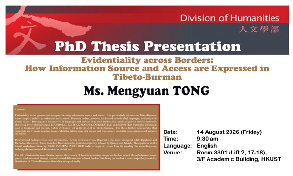 Evidentiality across Borders: How Information Source and Access are Expressed in Tibeto-Burman