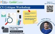  CV Critique Workshop - Enhance Your Job Application!