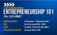  An Overview - Entrepreneurship 101 Fall 2024 Cohort (10 Week Training program)