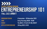 Entrepreneurship 101 Fall 25/26 Cohort (10 Week Training program)