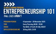 Entrepreneurship 101 Fall 25/26 Cohort (10 Week Training program)