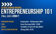 Entrepreneurship 101 Fall 25/26 Cohort (10 Week Training program)