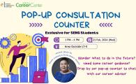  Find Your Path at the Pop-Up Consultation Counter!