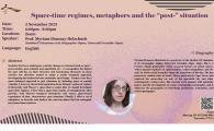 Space-time regimes, metaphors, and the “post-” situation