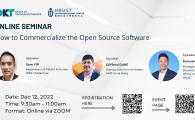 ONLINE SEMINAR ON HOW TO COMMERCIALIZE THE OPEN SOURCE SOFTWARE