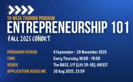 Entrepreneurship 101 Fall 25/26 Cohort (10 Week Training program)