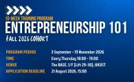 Entrepreneurship 101 Fall 2026 Cohort (10 Week Training program)
