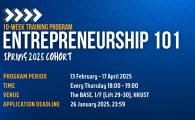 Entrepreneurship 101 Fall 2024 Cohort (10 Week Training program)