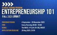 Entrepreneurship 101 Fall 25/26 Cohort (10 Week Training program)