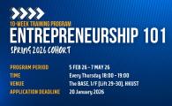 Entrepreneurship 101 Spring 2026 Cohort (10 Week Training program)