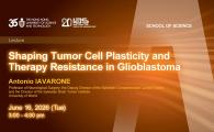IAS / School of Science Joint Lecture - Shaping Tumor Cell Plasticity and Therapy Resistance in Glioblastoma