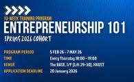 Entrepreneurship 101 Spring 2026 Cohort (10 Week Training program)