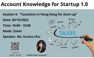  "TAXATIONS IN HONG KONG FOR START-UP”