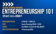 Entrepreneurship 101 Spring 2026 Cohort (10 Week Training program)