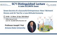 SC²I Distinguished Lecture (A Joint IoT/INTR Event) | Hydrogen Powered Drones and Air Taxi