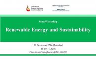 EI - CIAC-HKUST JLHE  Joint workshop on  Renewable Energy and Sustainability