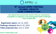 2024 APRU Virtual Global Health Case Competition