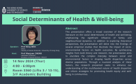 Social Science Talk - Social Determinants of Health & Well-being