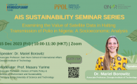  A Socioeconomic Analysis - AIS Sustainability Seminar Series