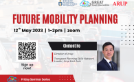 [REMINDER] FRIDAY SEMINAR SERIES  - Future Mobility Planning
