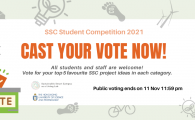 SSC Student Competition Voting Activity 