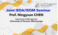 Department of Industrial Engineering & Decision Analytics [Joint IEDA/ISOM] seminar  - Post-Estimation Adjustments in Data-Driven Decision-Making with Applications in Pricing