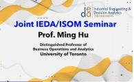 Department of Industrial Engineering & Decision Analytics [Joint IEDA/ISOM] seminar  - Big, Small, and Small+ Data-Driven OM