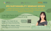  A Comparative Analysis between Singapore and Hong Kong - Interdisciplinary Programs Office (IPO) Sustainability Seminar Series Spring 2023