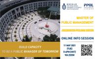 [Build Capacity to Be a Public Manager of Tomorrow] Master of Public Management (MPM) Info Session