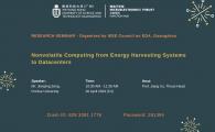 Public Research Seminar by Microelectronics Thrust, Function Hub, HKUST (GZ)   - Nonvolatile Computing from Energy Harvesting Systems to Datacenters