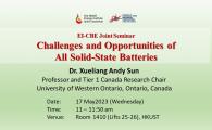 Challenges and Opportunities of All Solid-State Batteries
