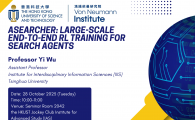 Large-Scale End-to-End RL Training for Search Agents
